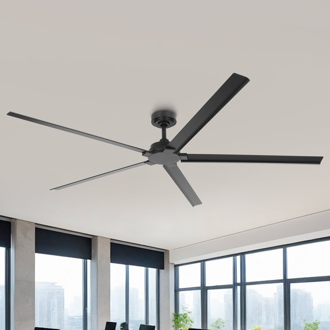 72 Inch 84 Inch Winni All-Aluminum IPX4 Outdoor Ceiling Fan with Remote Control