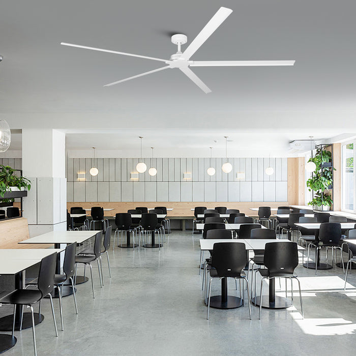 72 Inch 84 Inch Winni All-Aluminum IPX4 Outdoor Ceiling Fan with Remote Control