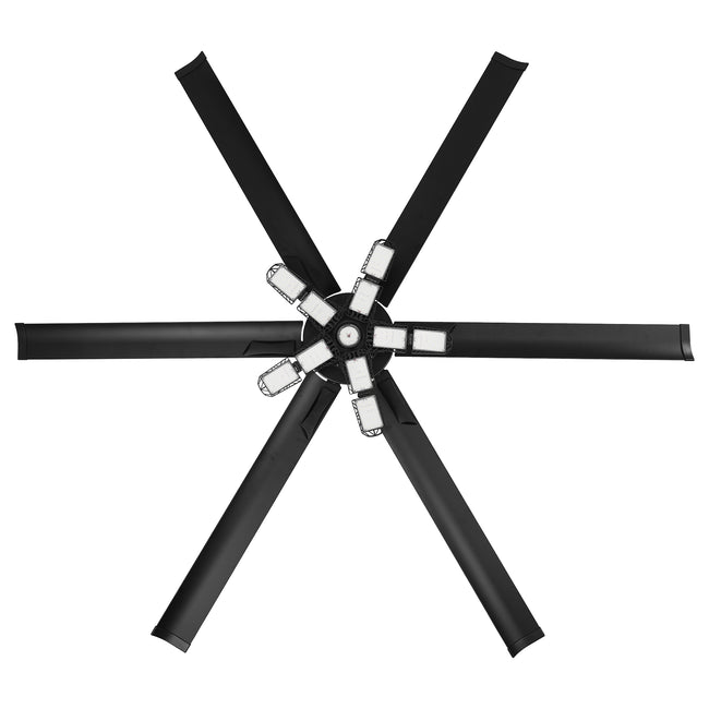 72 Inch 84 Inch Arlene HVLS Large Ceiling Fan with Foldable LED & Remote Control