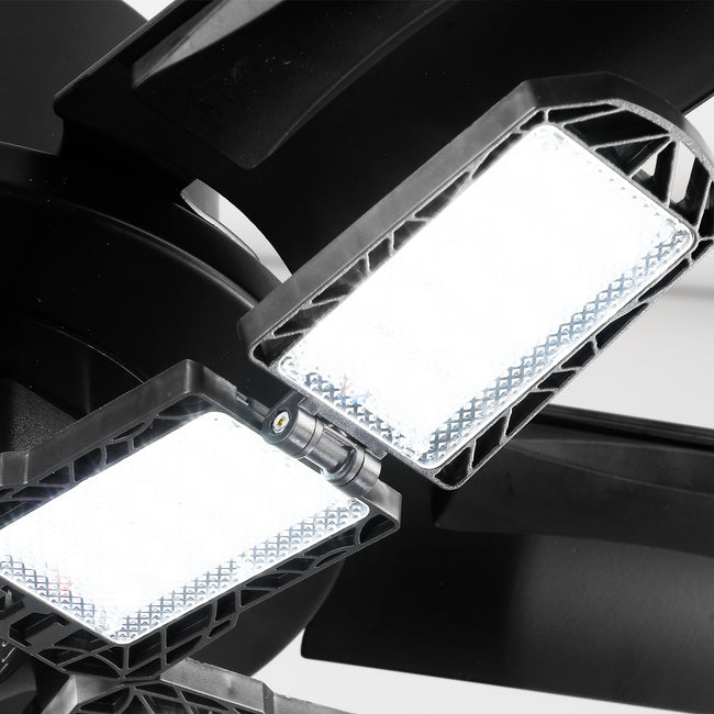 72 Inch 84 Inch Arlene HVLS Large Ceiling Fan with Foldable LED & Remote Control