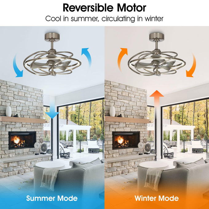 Ventilador de techo reversible Bucholz de 27