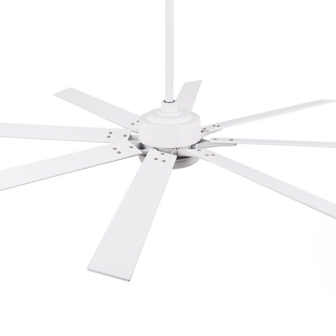 65 Inch Teresa Modern Double-sided Blades Ceiling Fan with Remote Control and LED Light
