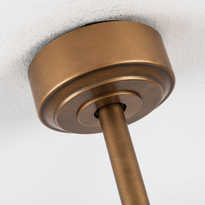 65 "Godavari Industrial Downrod Mount Reversible Ventilador de Techo con Iluminación LED y Control Remoto