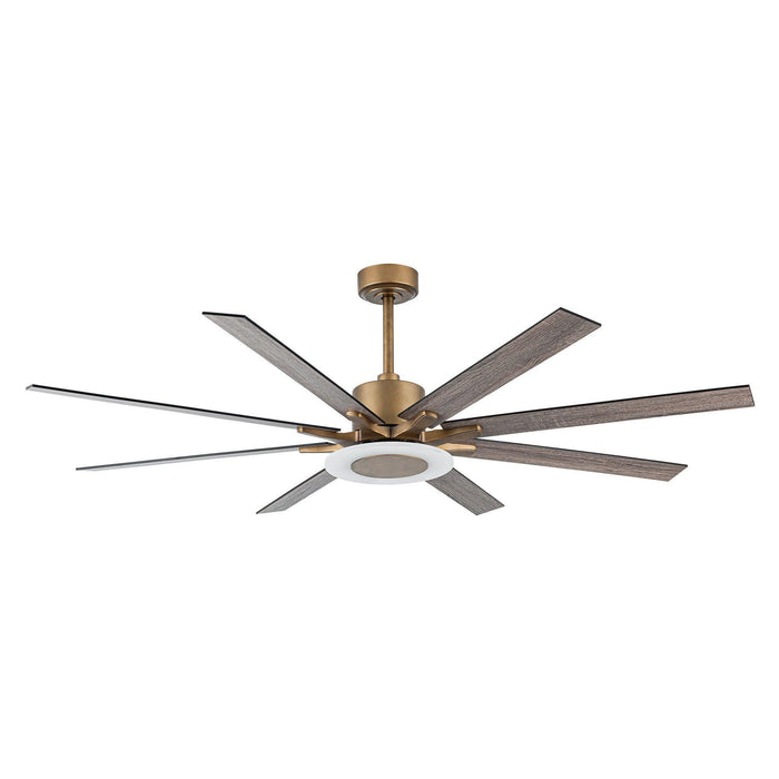 65 "Godavari Industrial Downrod Mount Reversible Ventilador de Techo con Iluminación LED y Control Remoto
