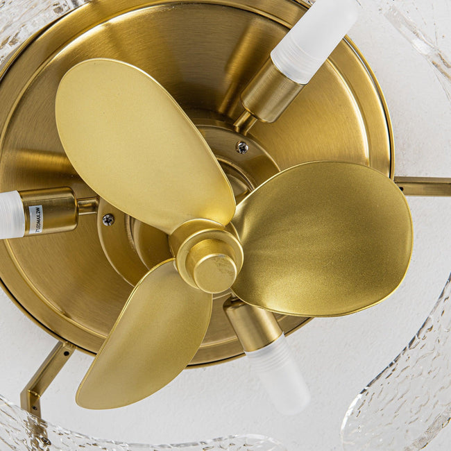 Ventilador de techo con motor de CC Vaczon y luz de 13 pulgadas