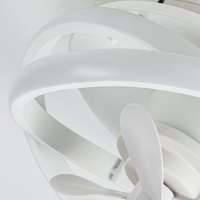Ventilador empotrado Vaczon de 13" con luz y control remoto