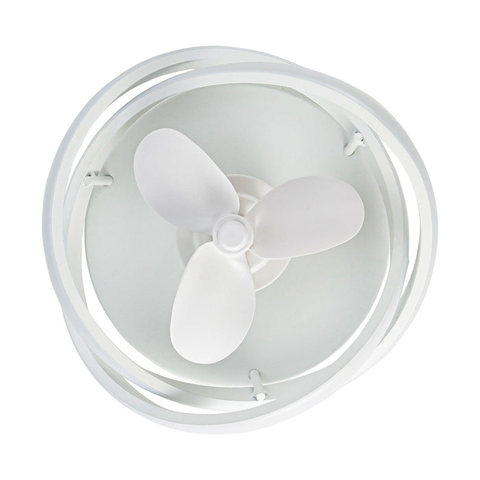 Ventilador empotrado Vaczon de 13" con luz y control remoto