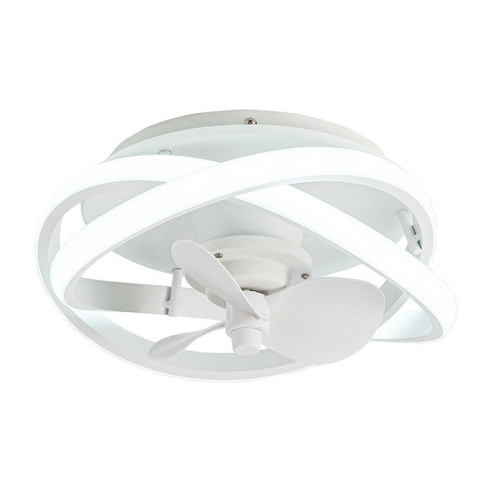 Ventilador empotrado Vaczon de 13" con luz y control remoto
