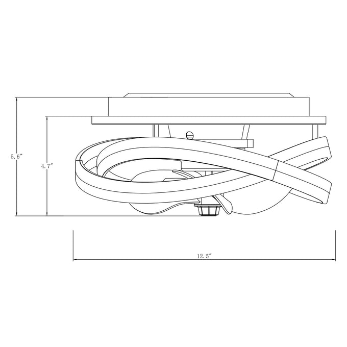Ventilador empotrado Vaczon de 13