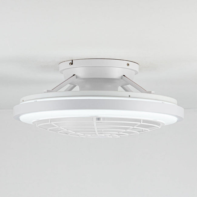 Ventilador de techo reversible empotrado con motor de CC moderno Ikon de 20