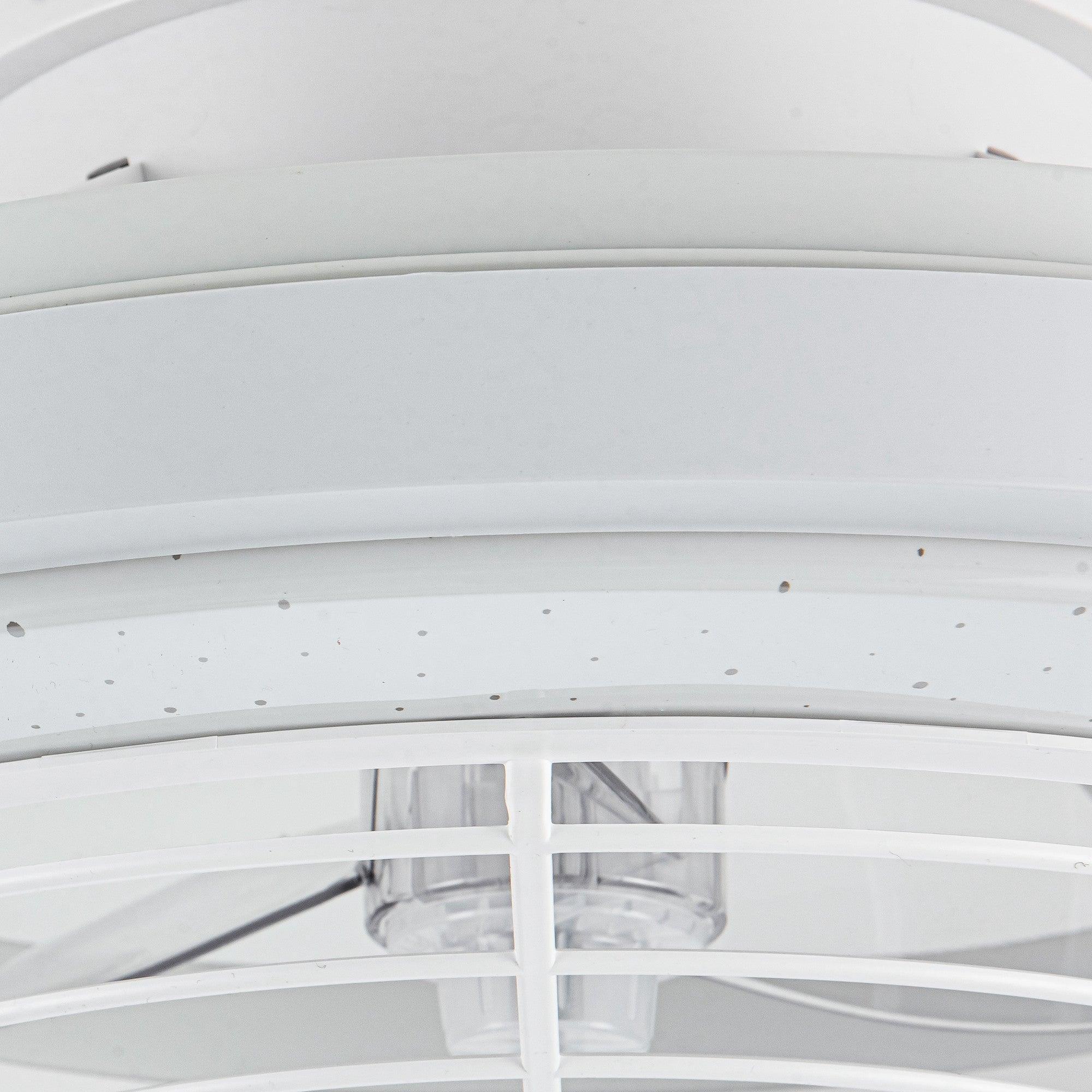 Ventilador de techo reversible empotrado con motor de CC moderno Ikon de 20