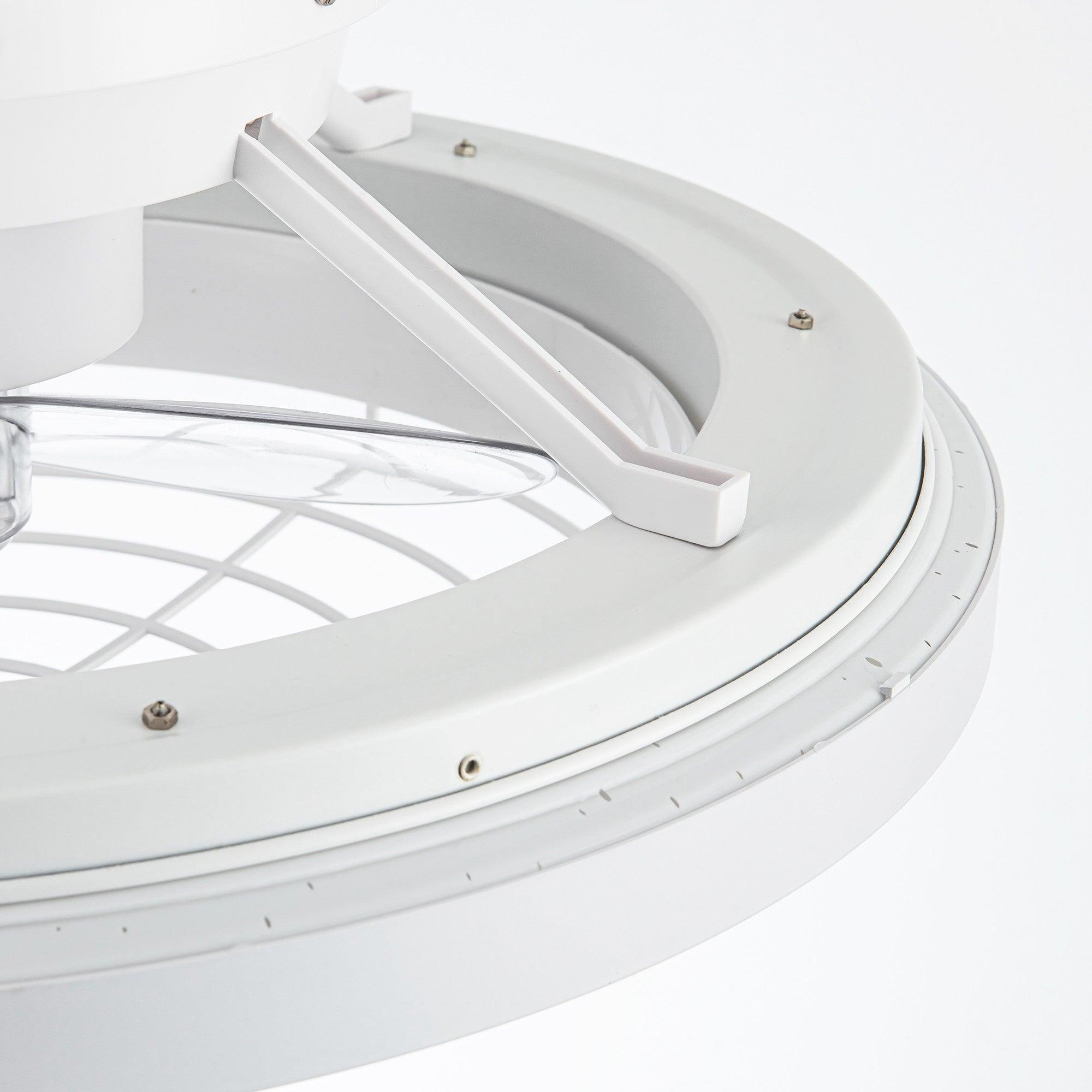Ventilador de techo reversible empotrado con motor de CC moderno Ikon de 20