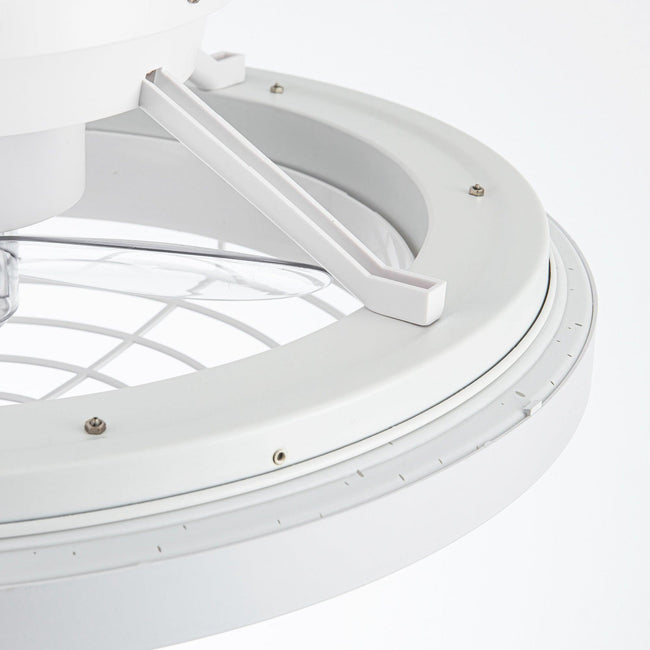 Ventilador de techo reversible empotrado con motor de CC moderno Ikon de 20