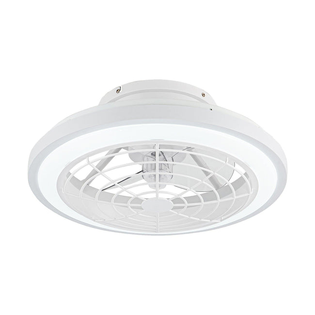 Ventilador de techo reversible empotrado con motor de CC moderno Ikon de 20