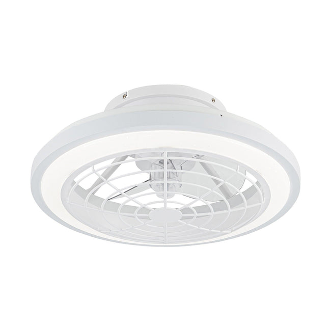 Ventilador de techo reversible empotrado con motor de CC moderno Ikon de 20