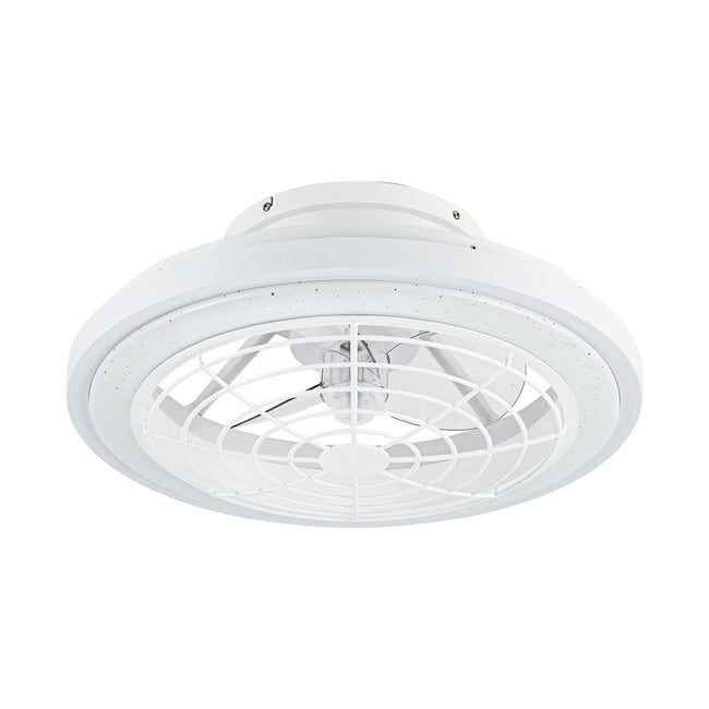 Ventilador de techo reversible empotrado con motor de CC moderno Ikon de 20