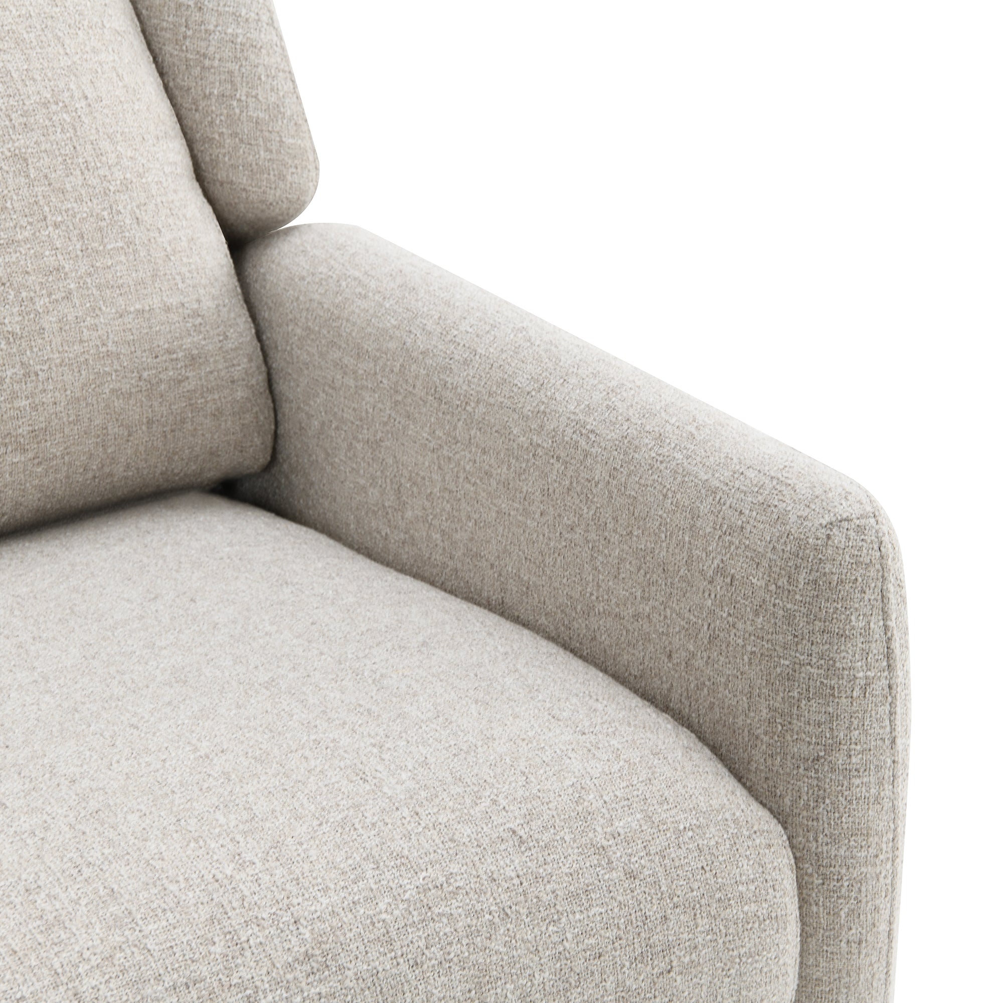 Psyche 30 Inch Modern Pushback Recliner with High Back