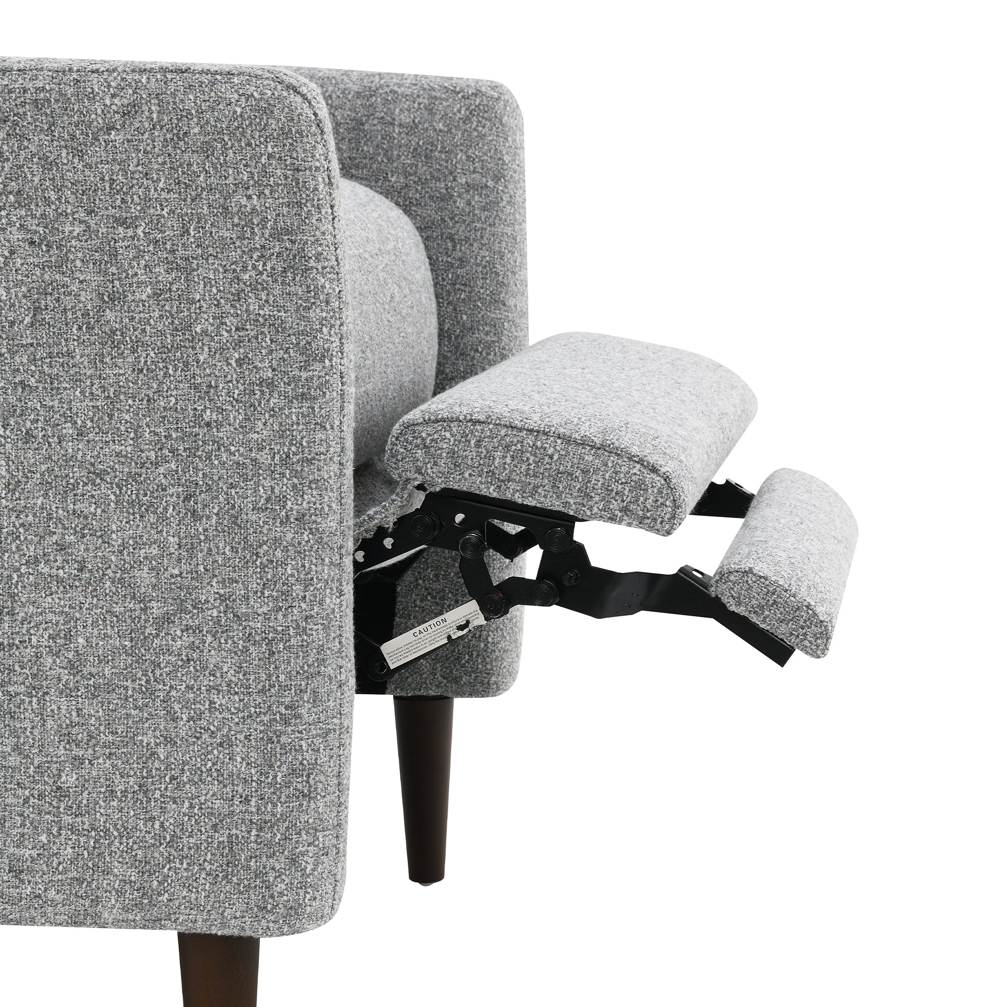 Psyche 30 Inch Modern Pushback Recliner with High Back