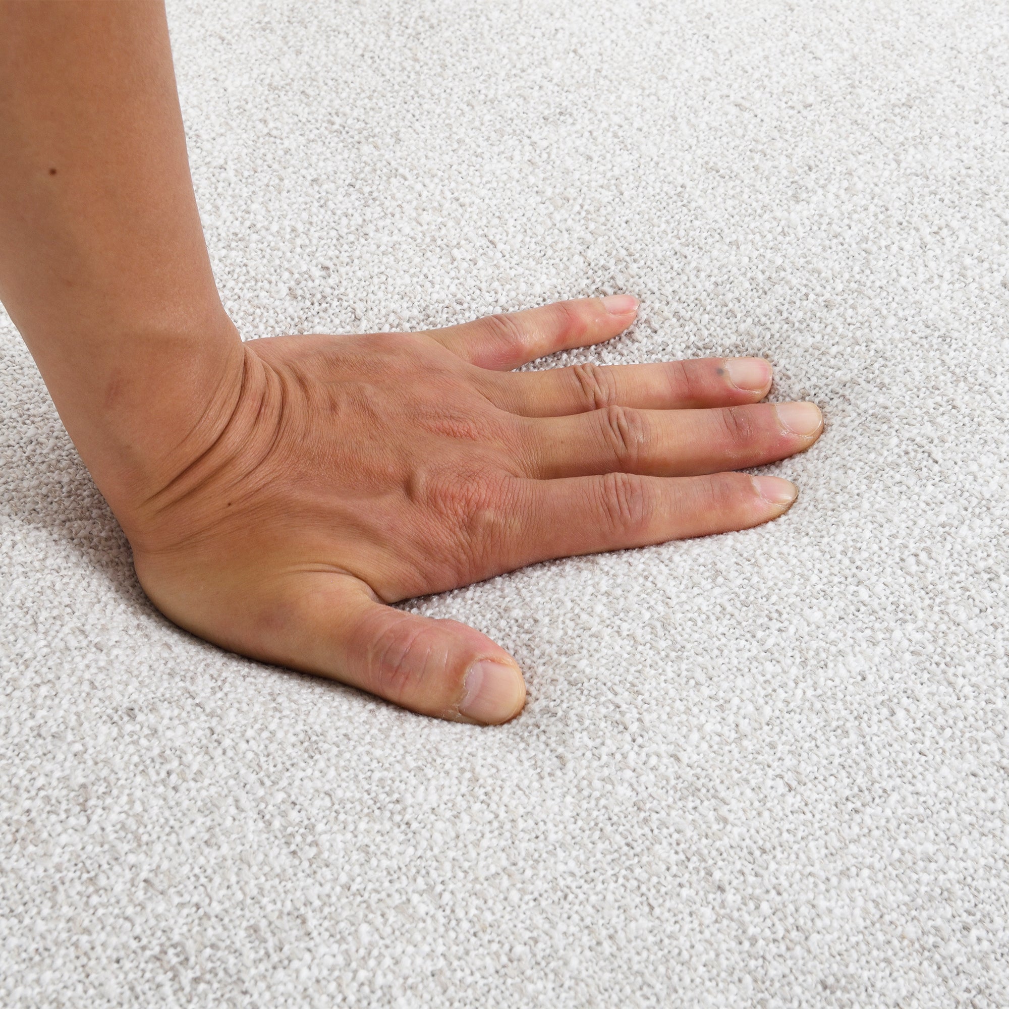 Mellone 84" Mid-Century Modern Chenille Sofa with 3 Pillows