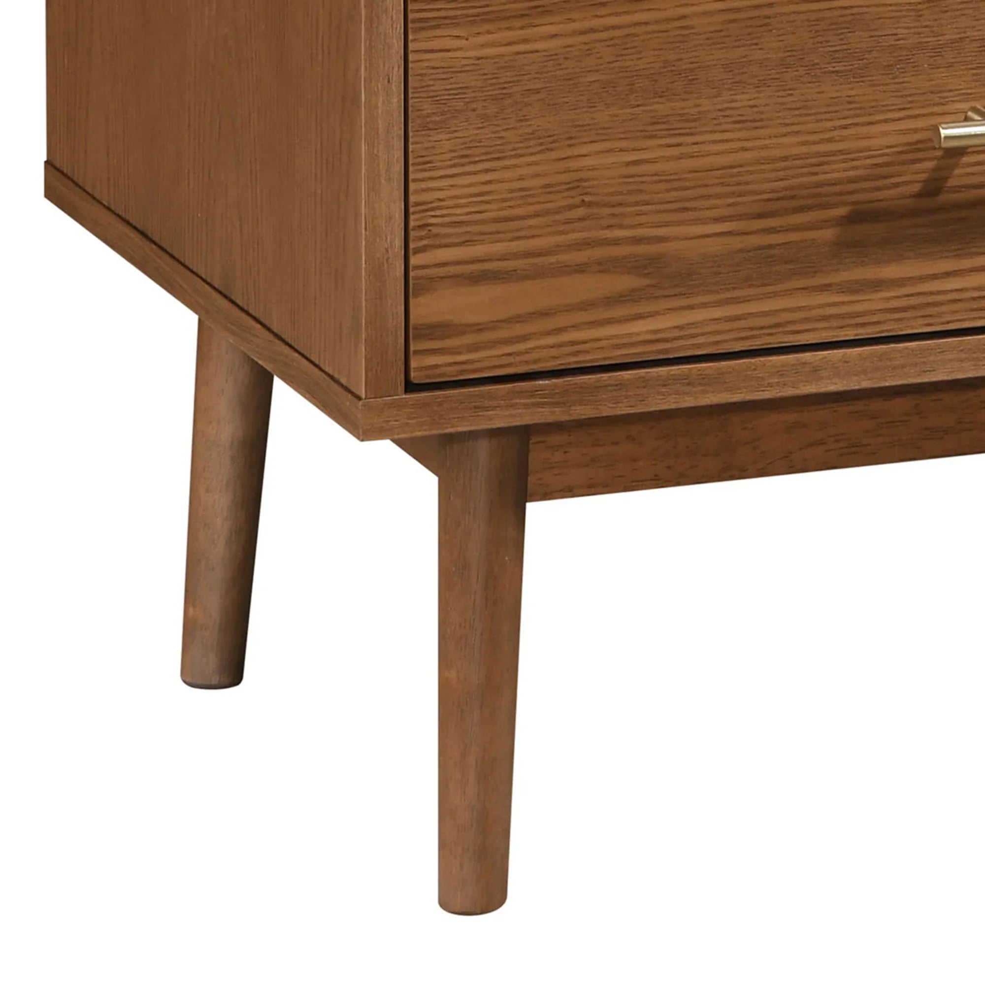 Mesa auxiliar de 40,6 cm en gris estilo granja con puerta estilo granero y estante abierto de Furniture of America