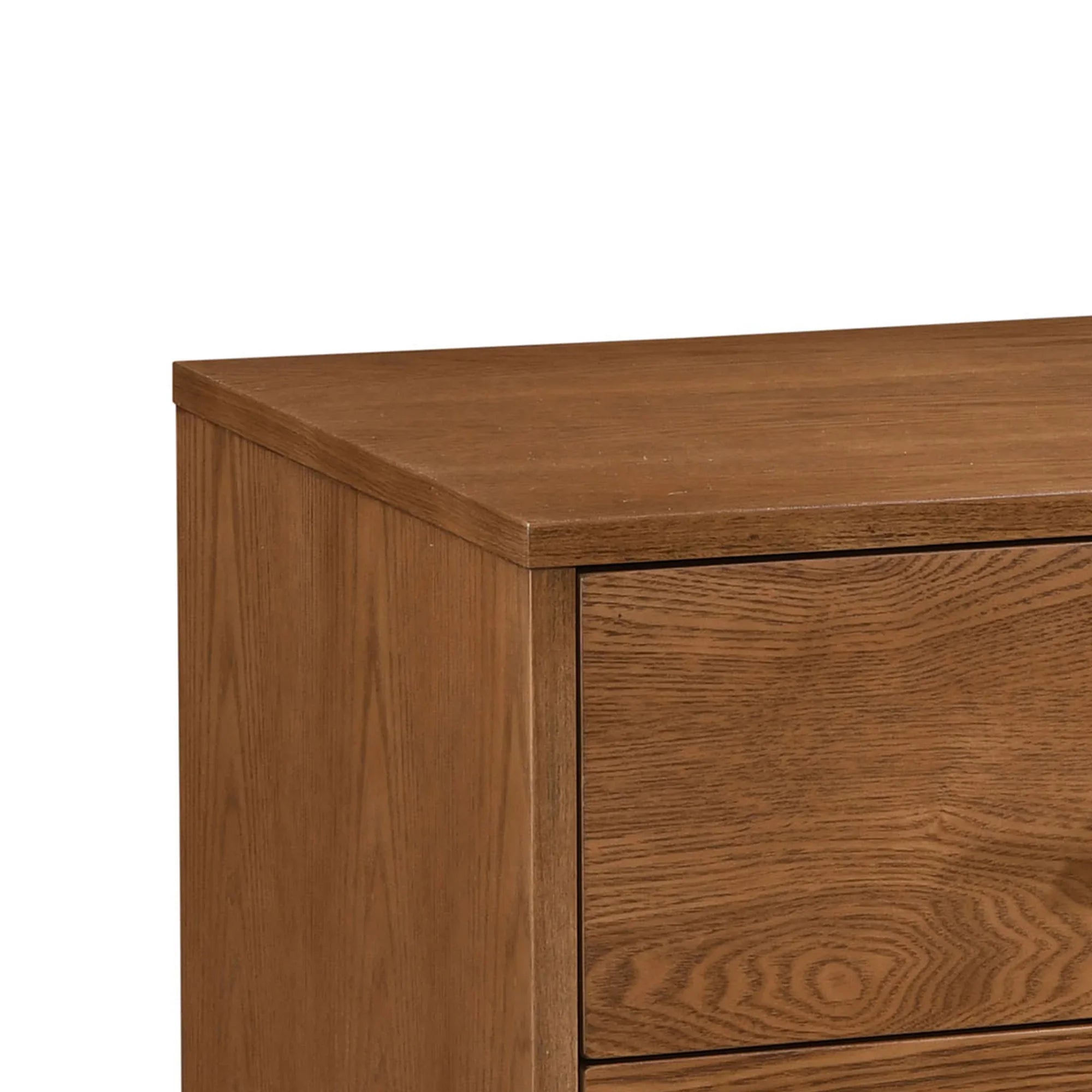 Mesa auxiliar de 40,6 cm en gris estilo granja con puerta estilo granero y estante abierto de Furniture of America