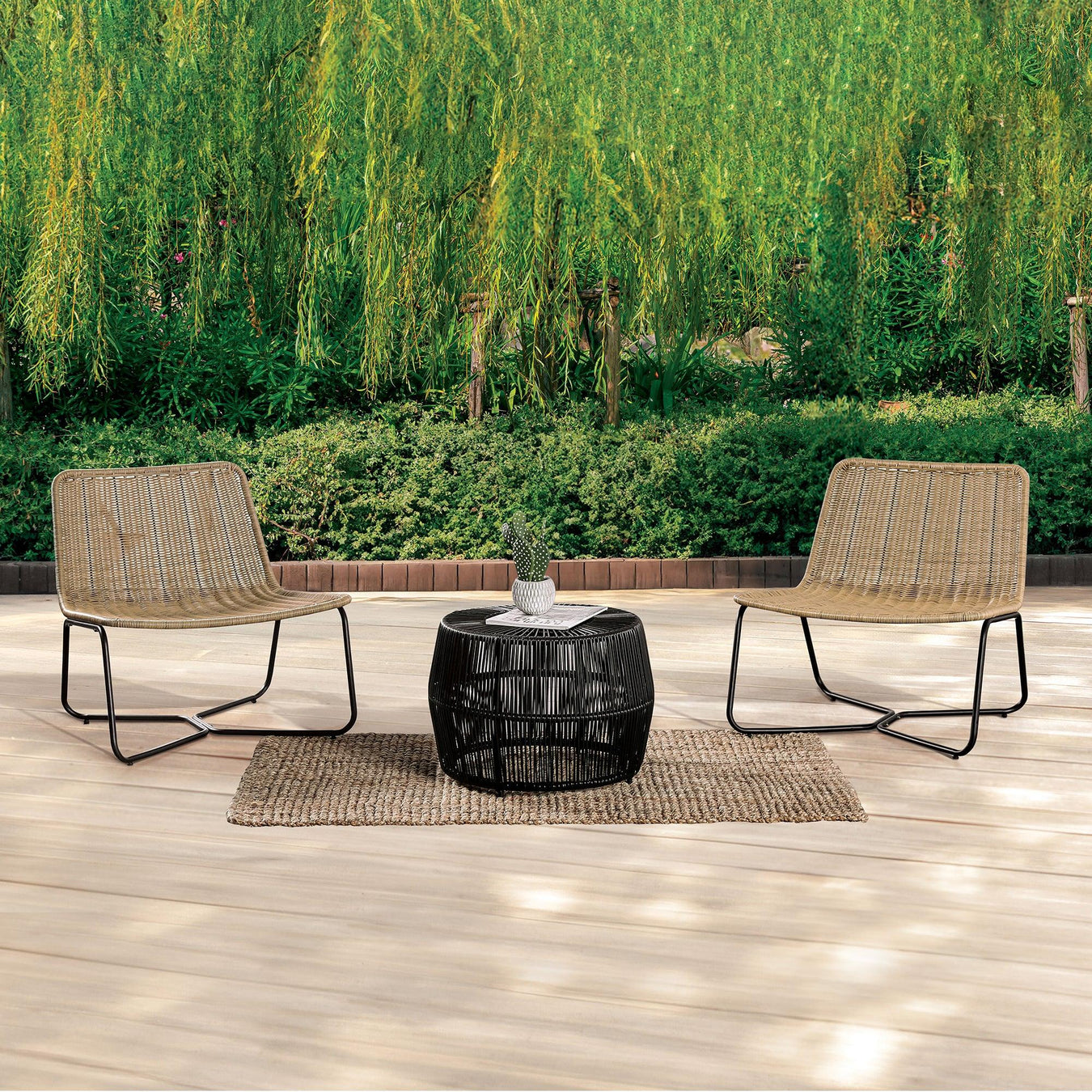 Juego de mesa y sillas para exterior y patio