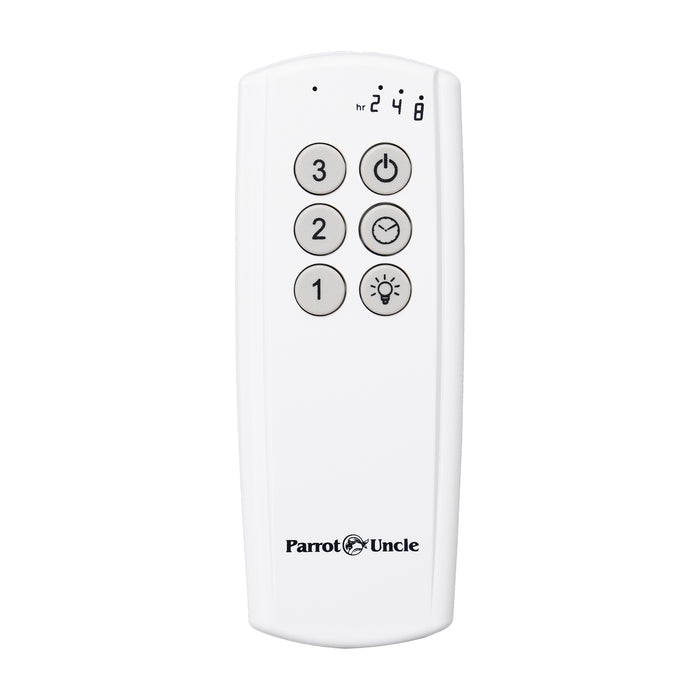 Parrot Uncle Ceiling Fan Remote Control and Receiver Kit with Wall Holder GA006