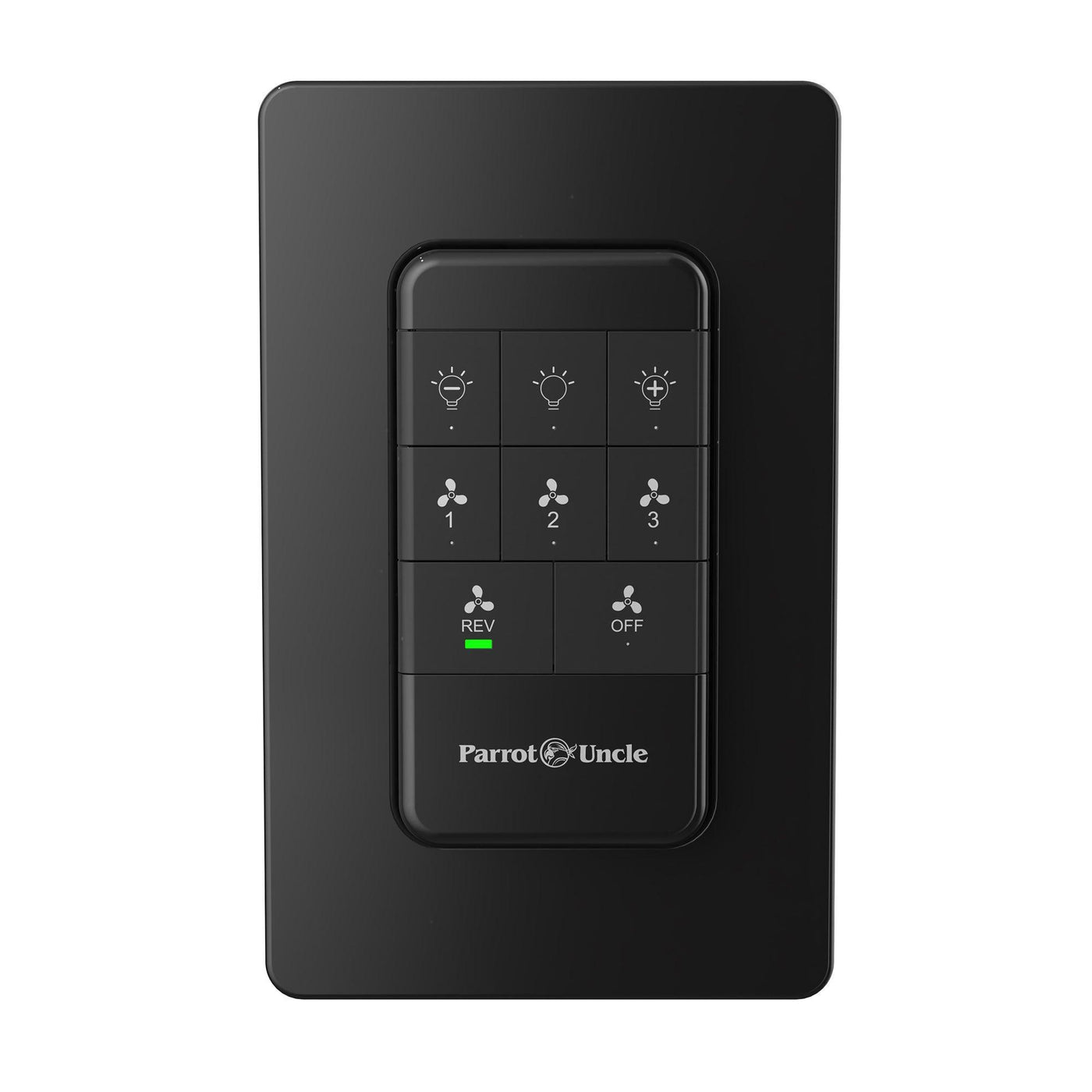 Parrot Uncle Ceiling Fan Remote Control and Receiver Kit with Wall