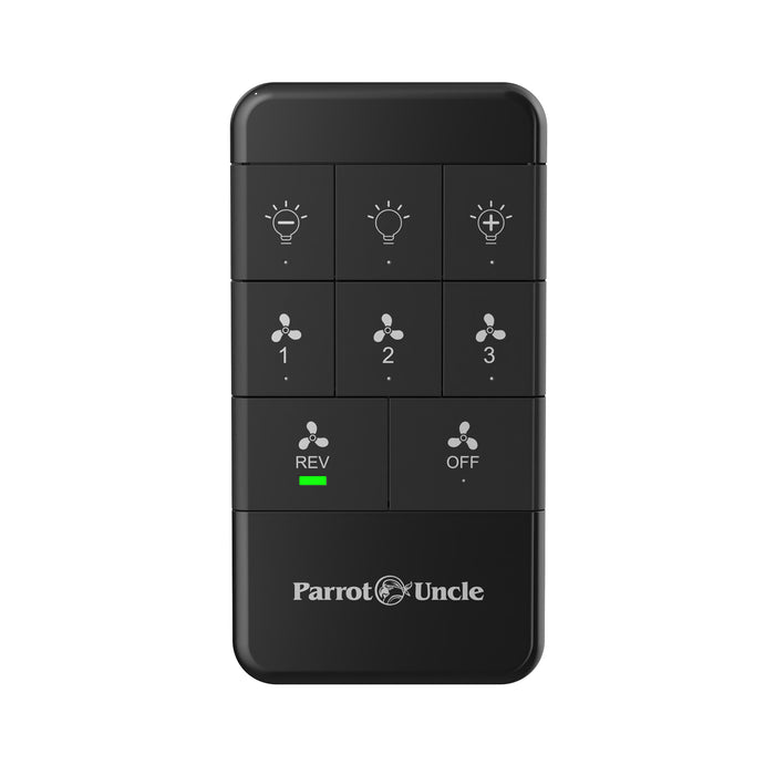 Parrot Uncle Ceiling Fan Remote Control and Receiver Kit with Wall Holder GA020