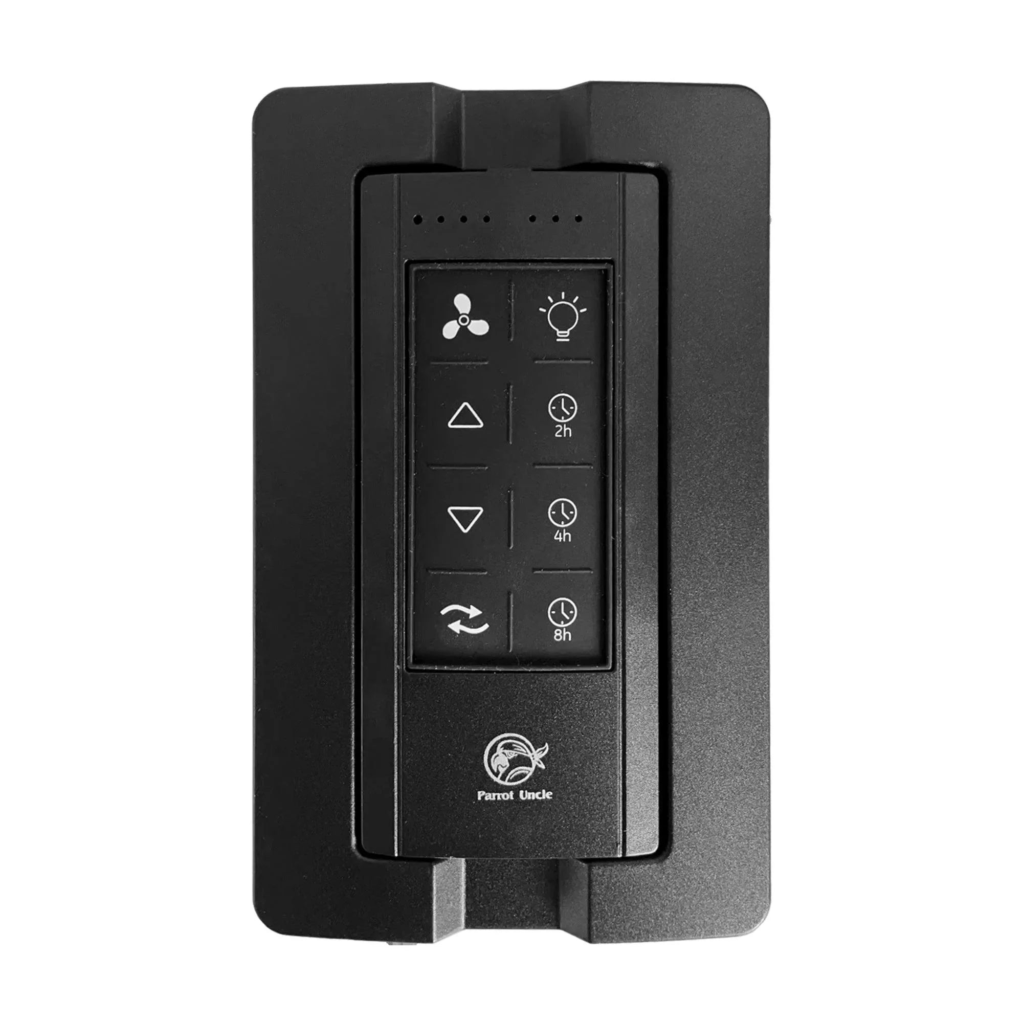 Parrot Uncle Ceiling Fan Remote Control and Receiver Kit with Wall Hol