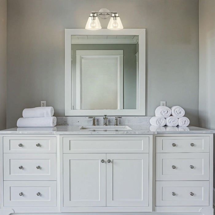 Gleam Modern Farmhouse 2-Light Vanity Light
