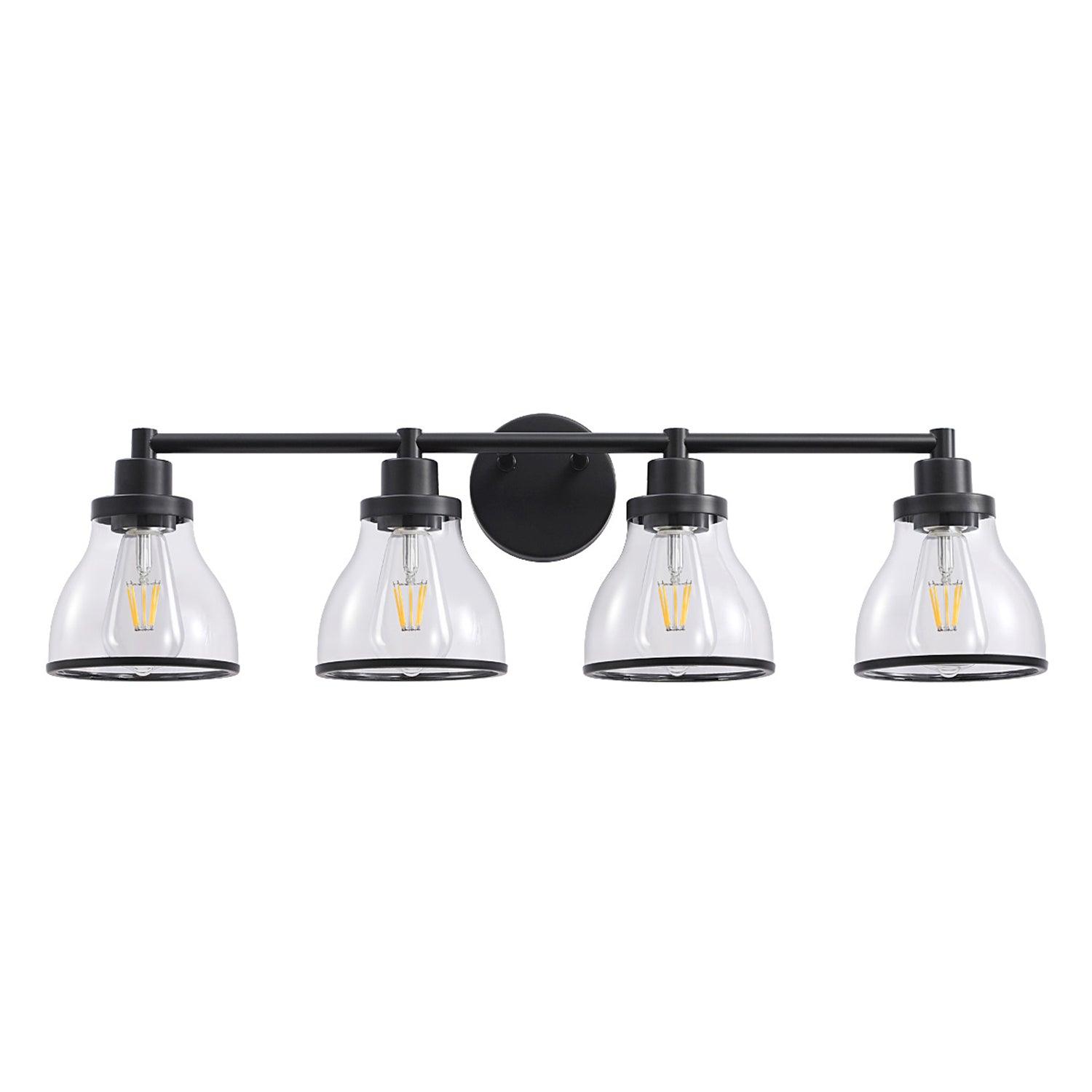 Lámpara de tocador de baño moderna Hermosa de 4 luces