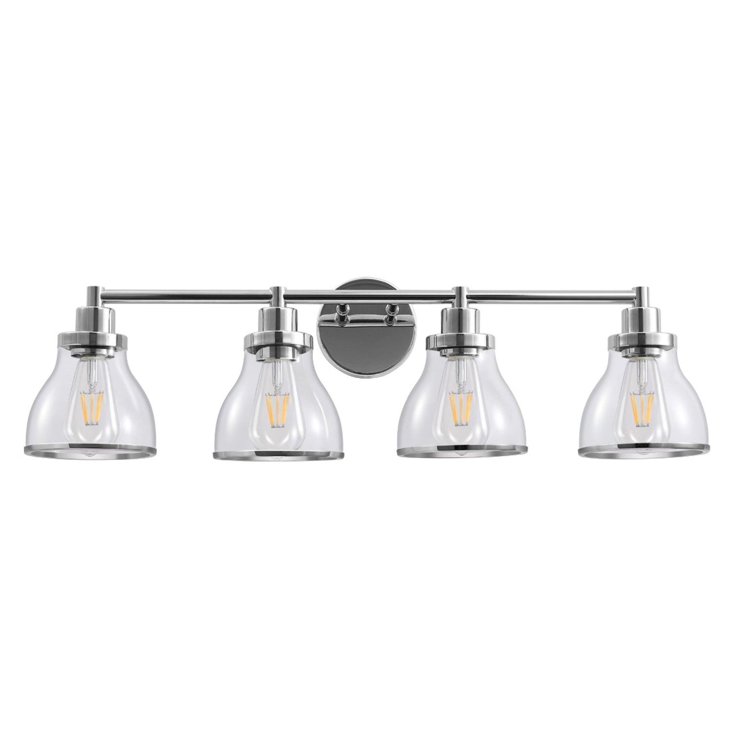 Lámpara de tocador de baño moderna Hermosa de 4 luces