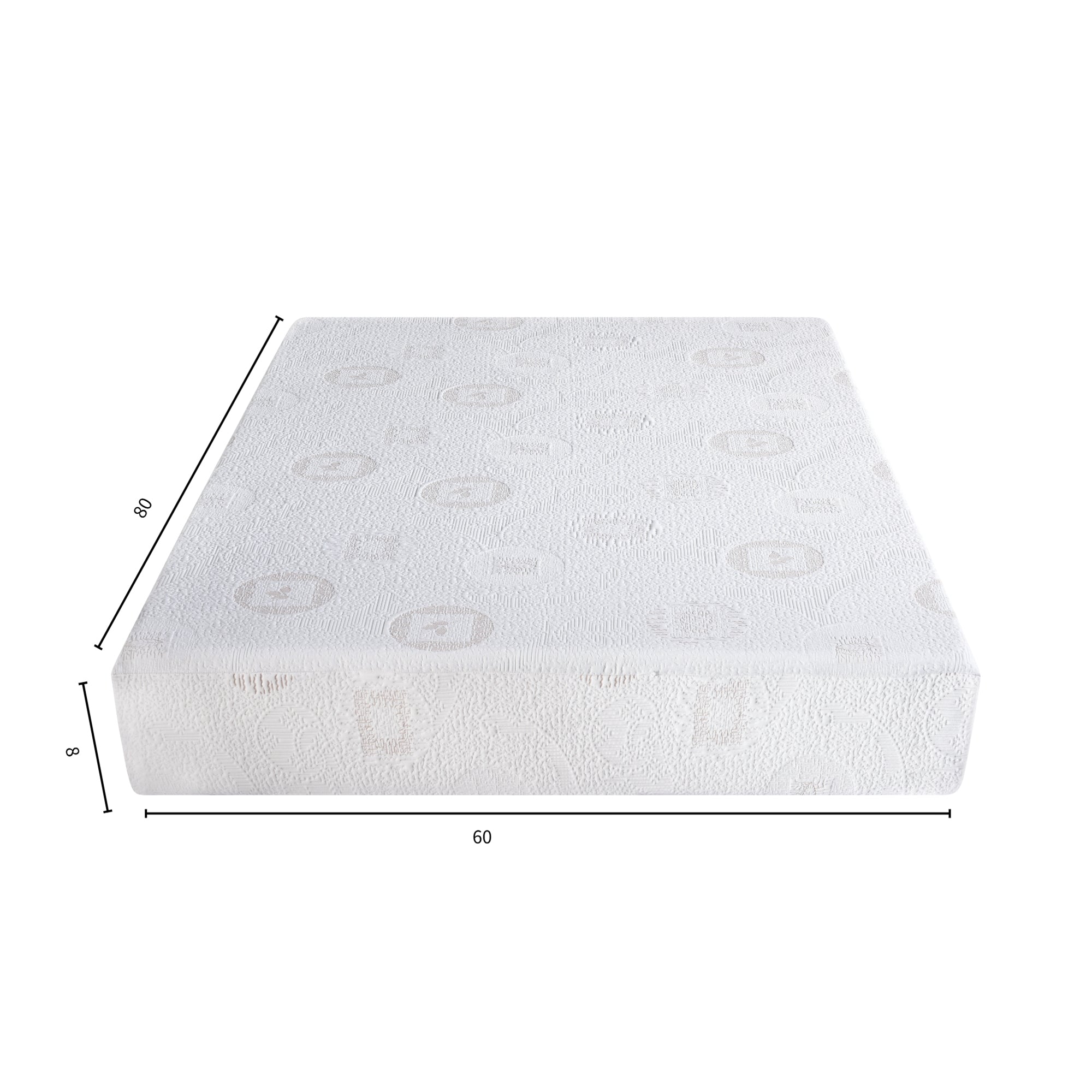 8 Inch Herbal Fusion Green Tea-Infused Polyester Memory Foam Queen Mattress