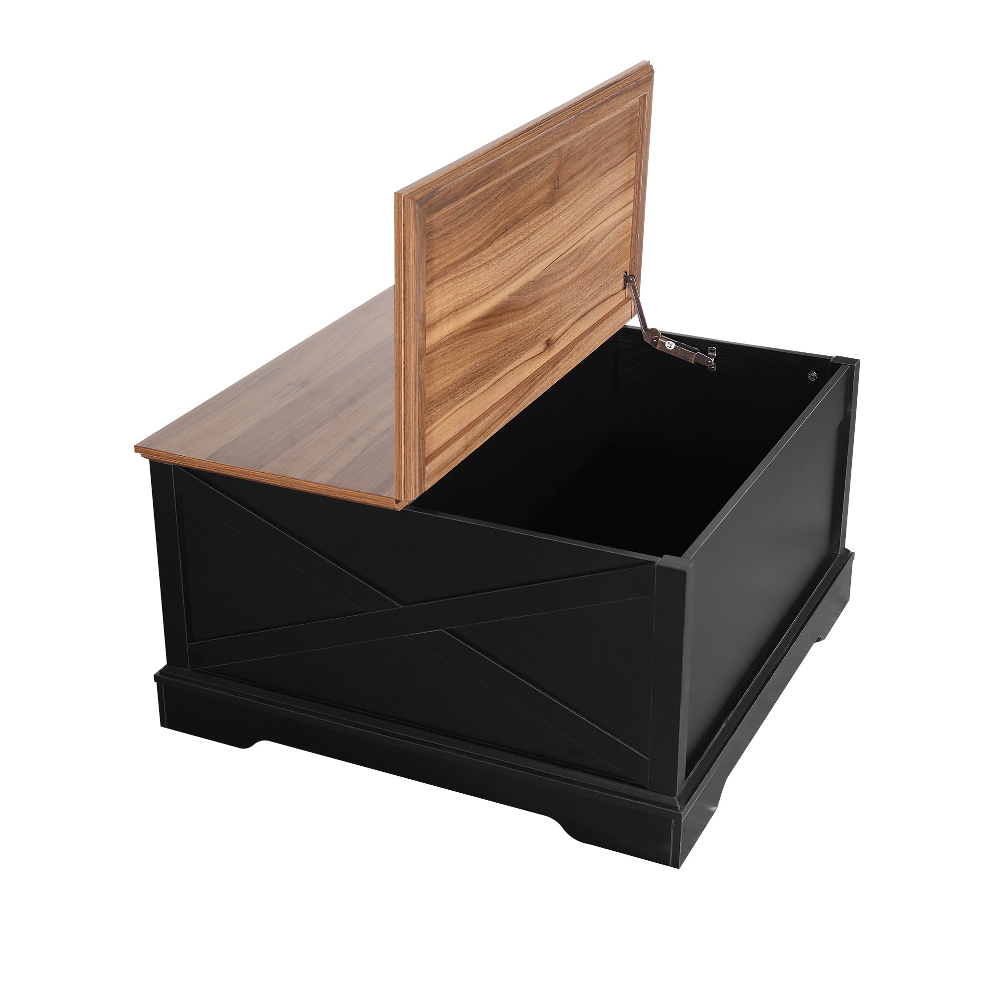 31 Inch Coffee Table Storage Cabinet with Flip-Up Top for Living Room