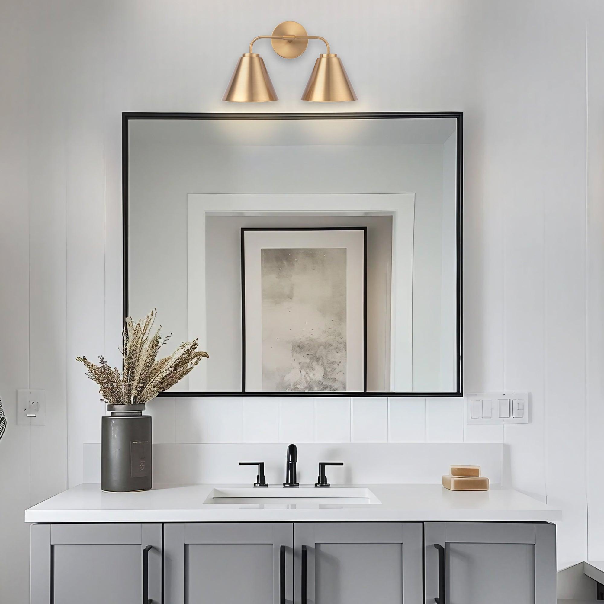 Loft Lantern Modern 2-Light Vanity Light