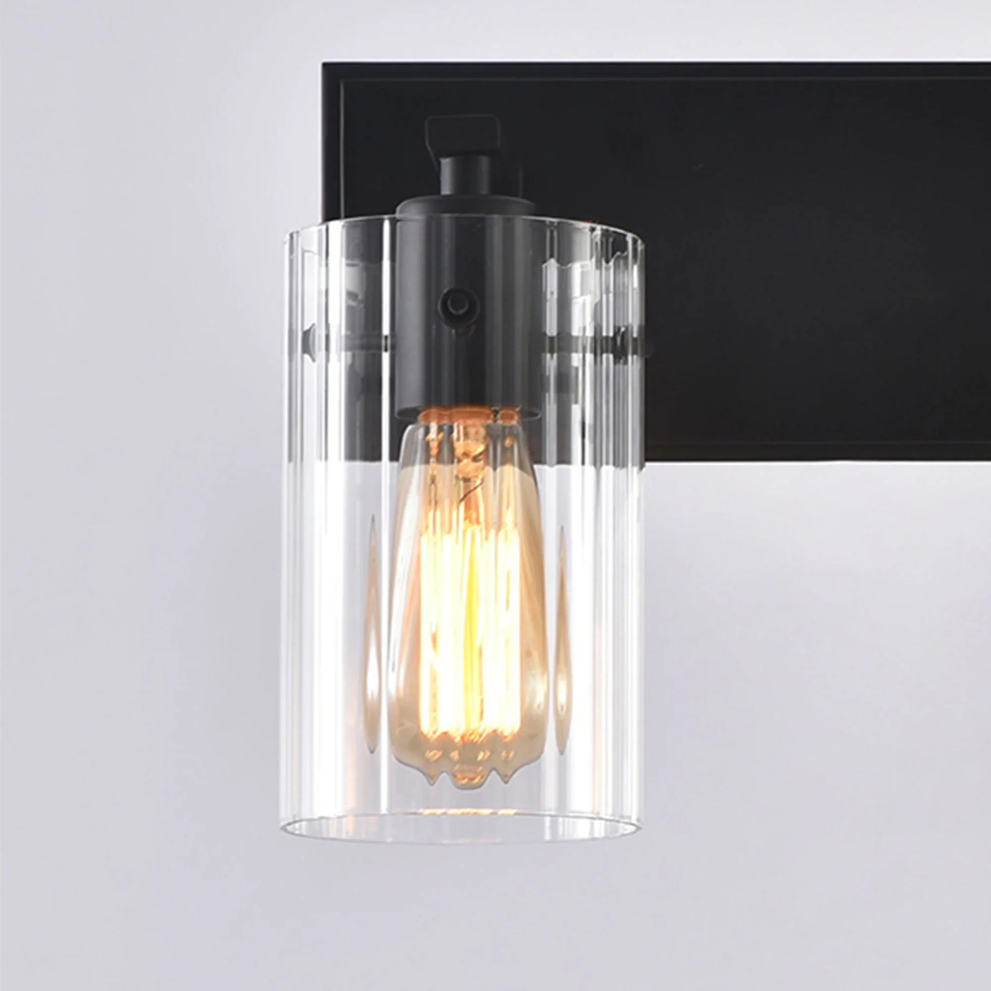 21 Inch Lilith Modern Black 3-Light Mirror Vanity Light