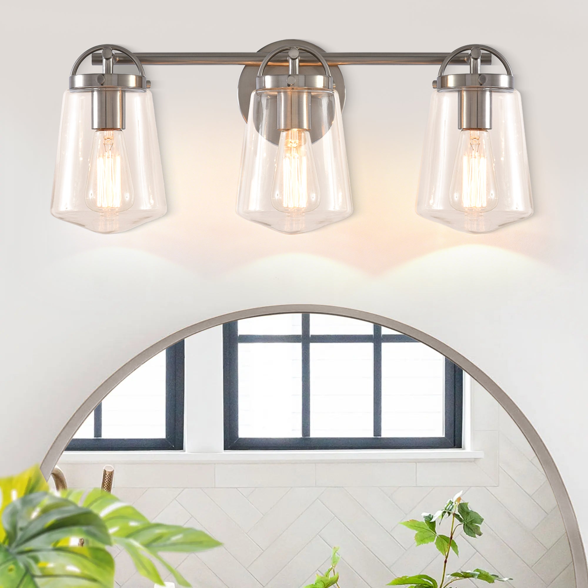 21 Inch Antonia Modern 3-Light Mirror Vanity Light