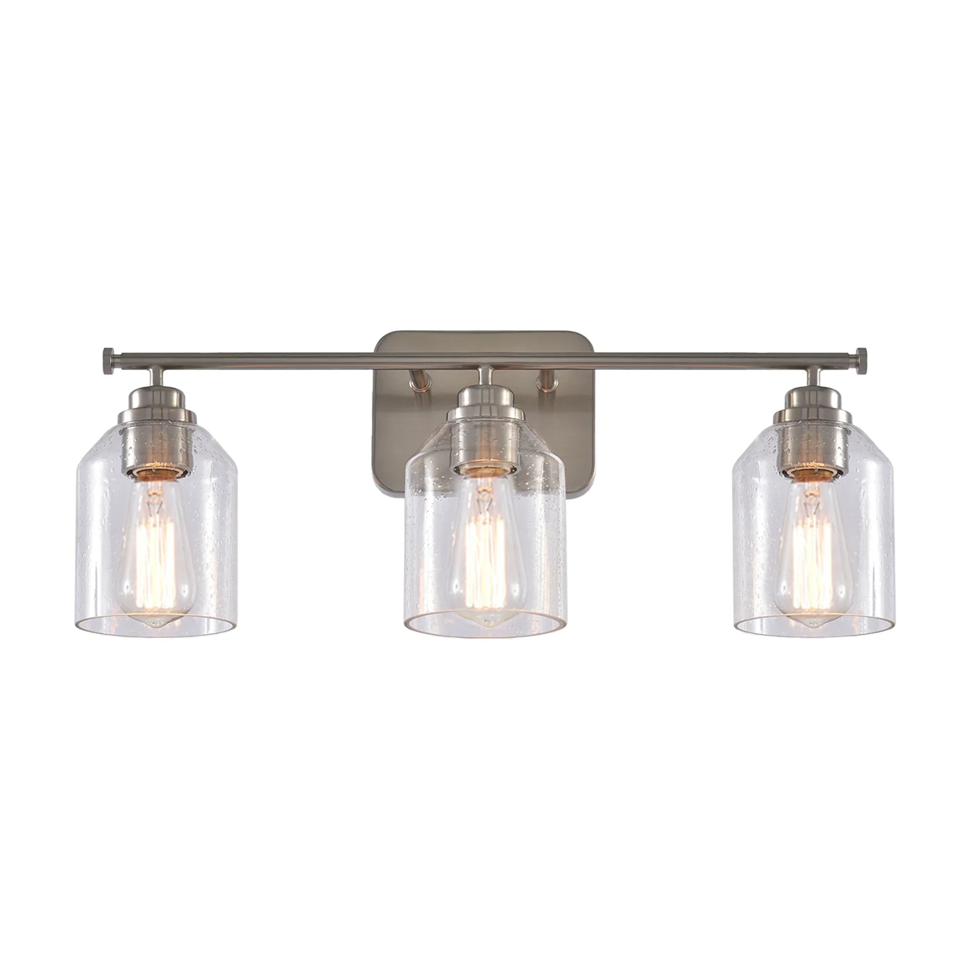22 Inch Renata Modern Brush Nickel 3-Light Mirror Vanity Light