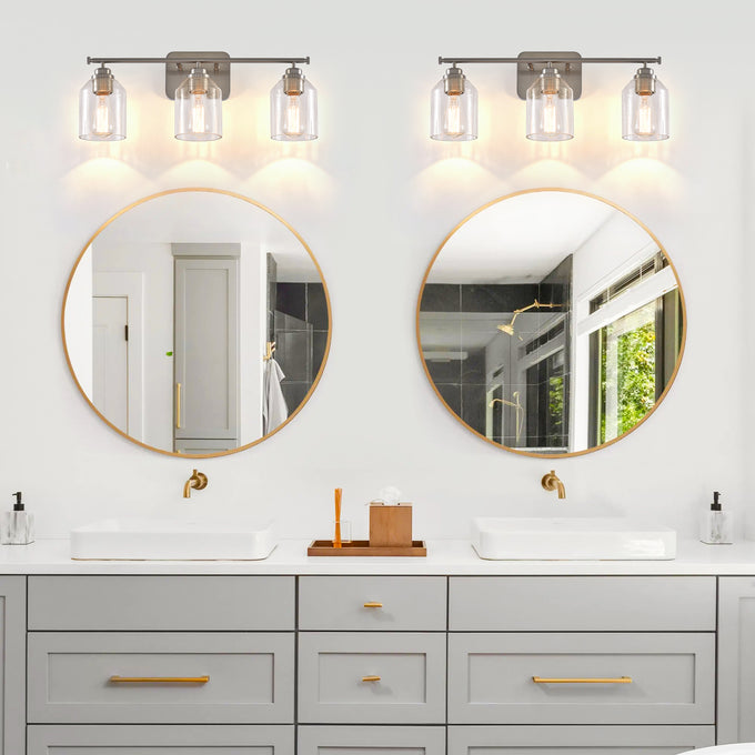 22 Inch Renata Modern Brush Nickel 3-Light Mirror Vanity Light