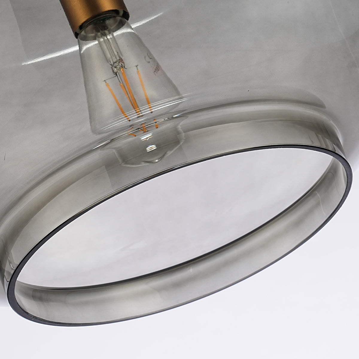 15" Toby Modern 1-Light Brushed Brass Island Pendant Light