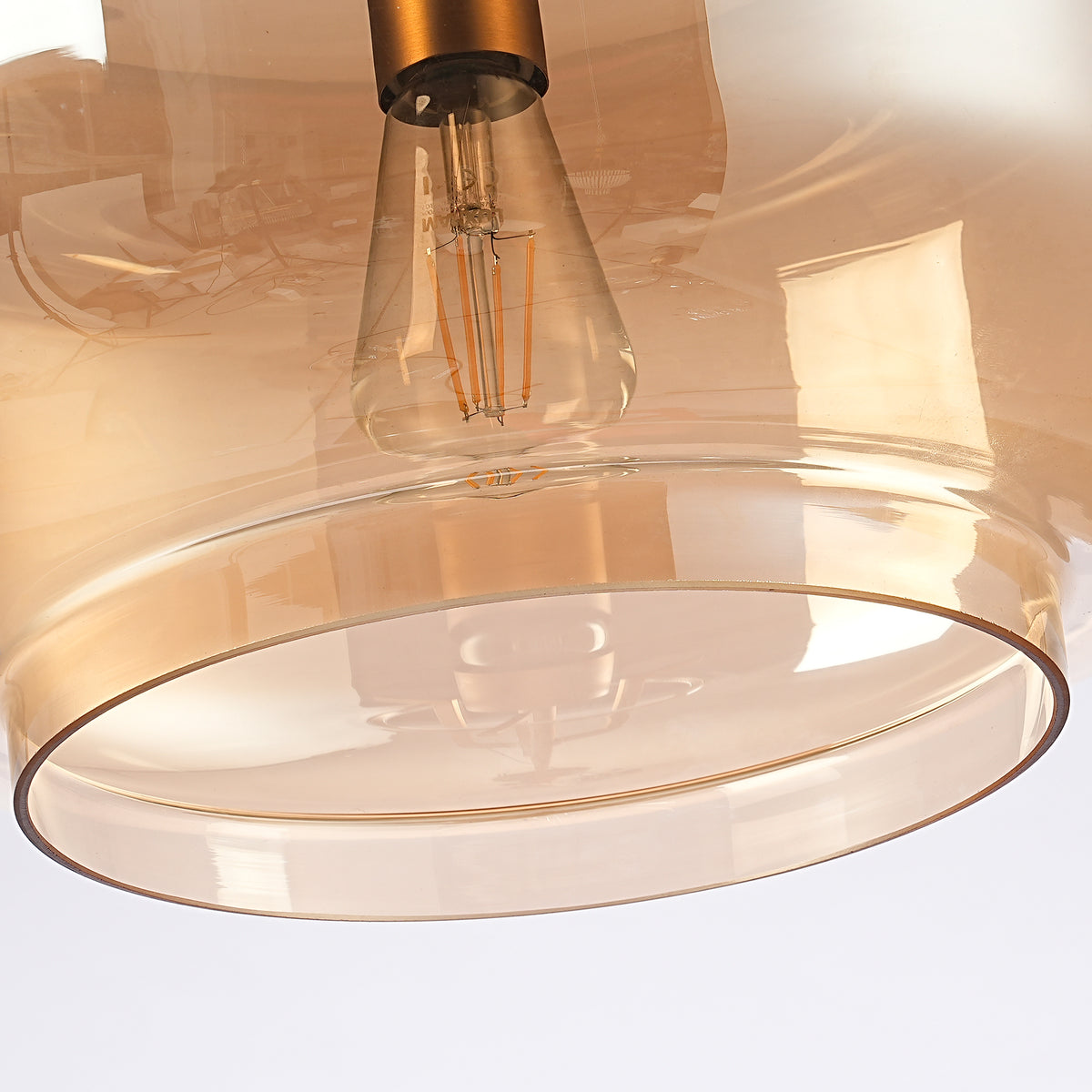 15" Toby Modern 1-Light Brushed Brass Island Pendant Light