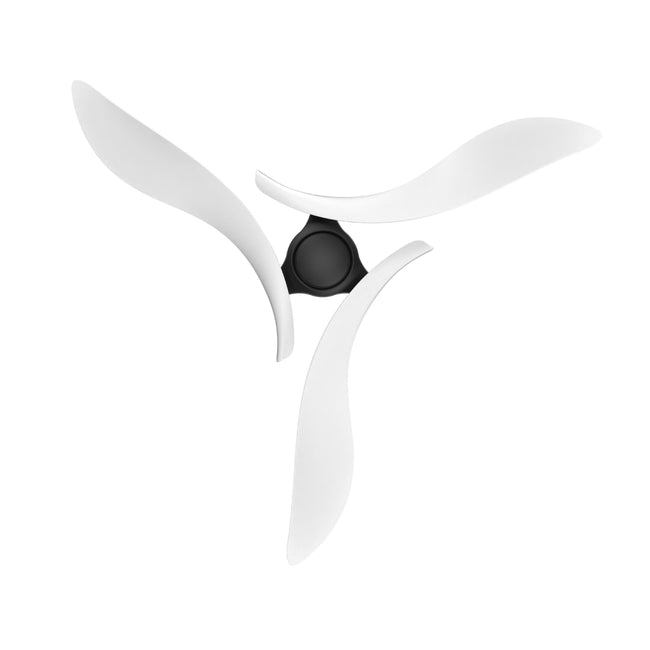 Ventilador de techo negro de 54