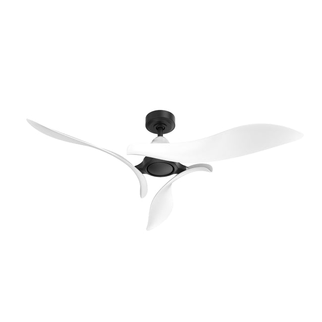 Ventilador de techo negro de 54