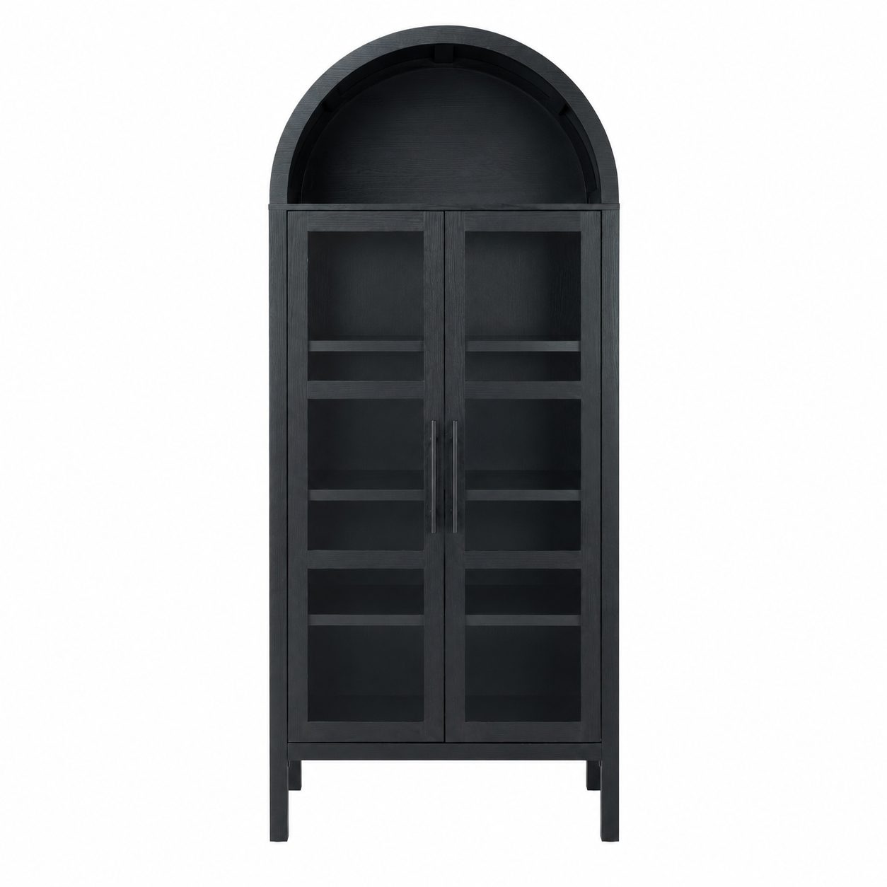 72-in Height Arched Bookcases & Cabinets with Adjustable Shelves