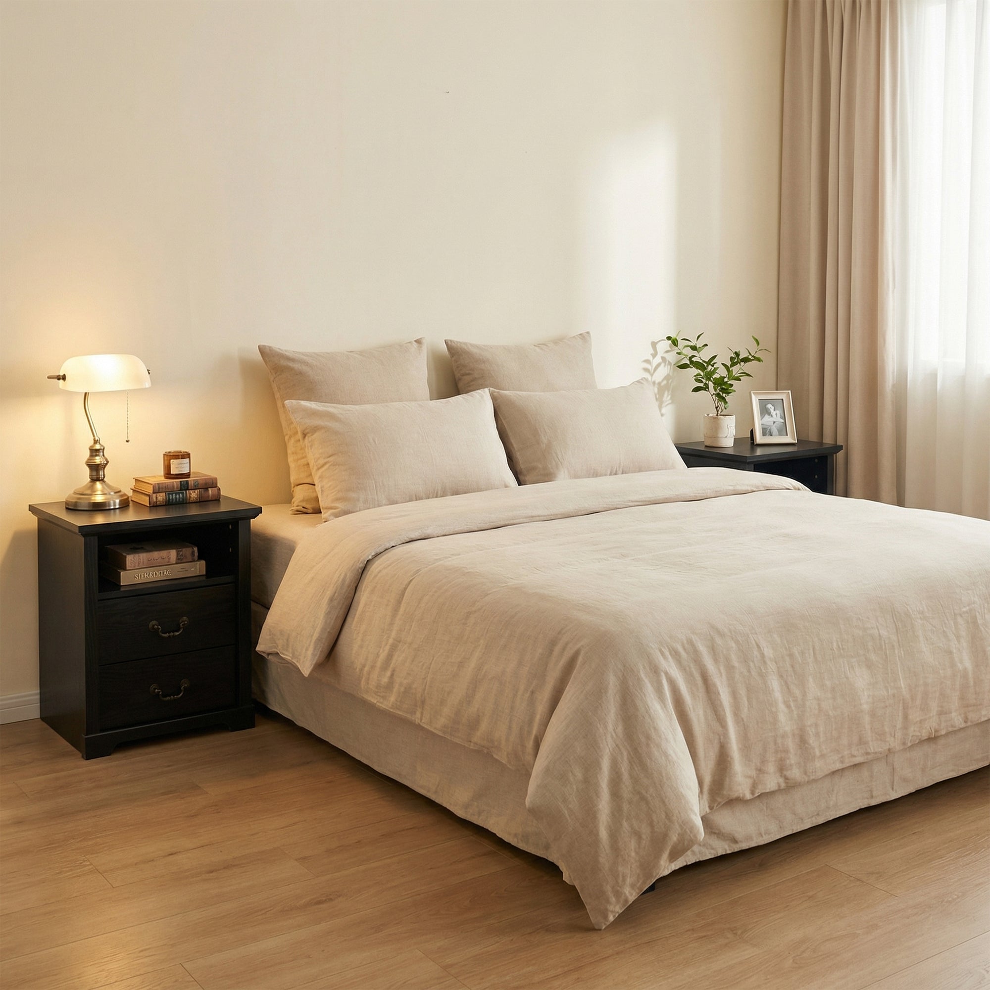 Mesa auxiliar de 40,6 cm en gris estilo granja con puerta estilo granero y estante abierto de Furniture of America
