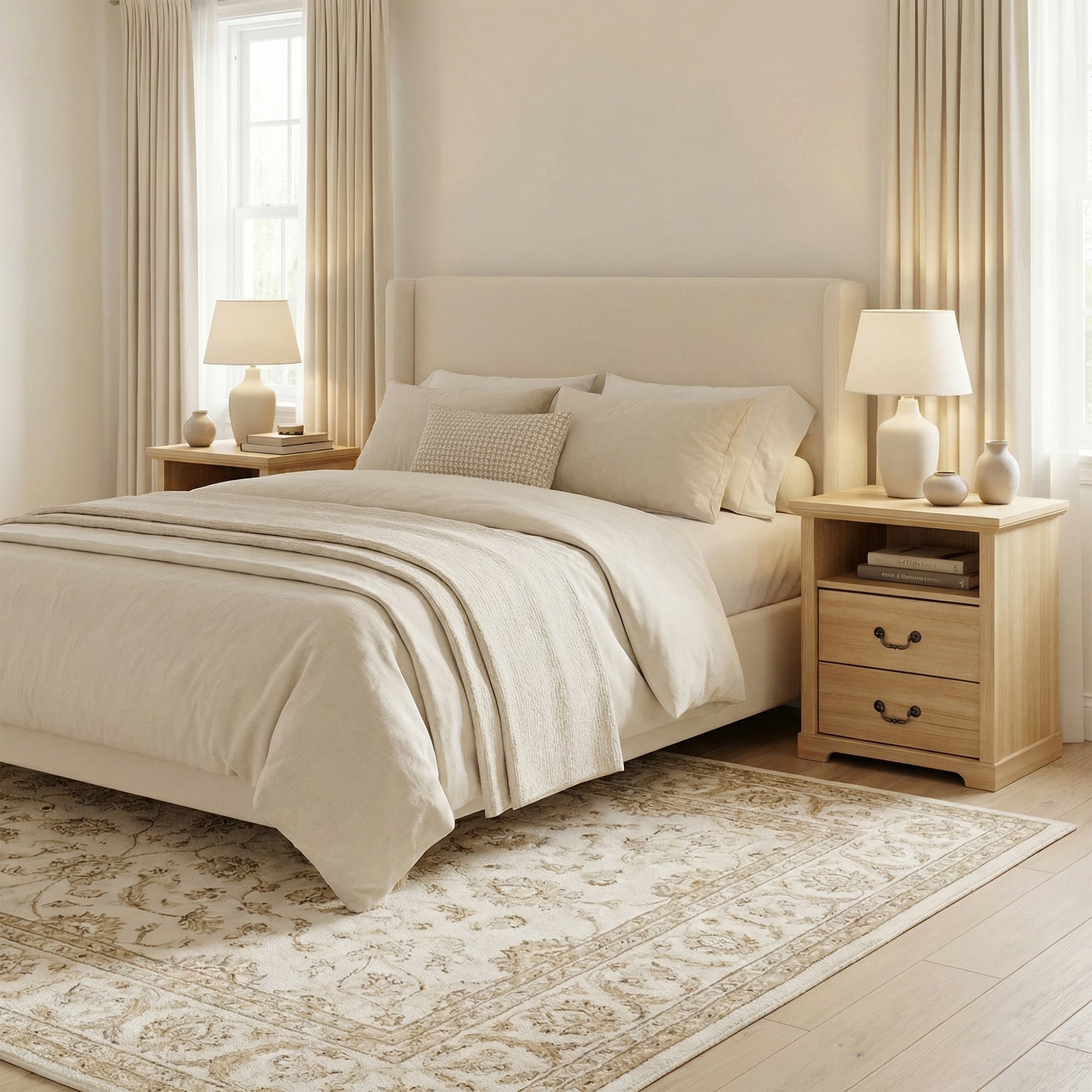 Mesa auxiliar de 40,6 cm en gris estilo granja con puerta estilo granero y estante abierto de Furniture of America