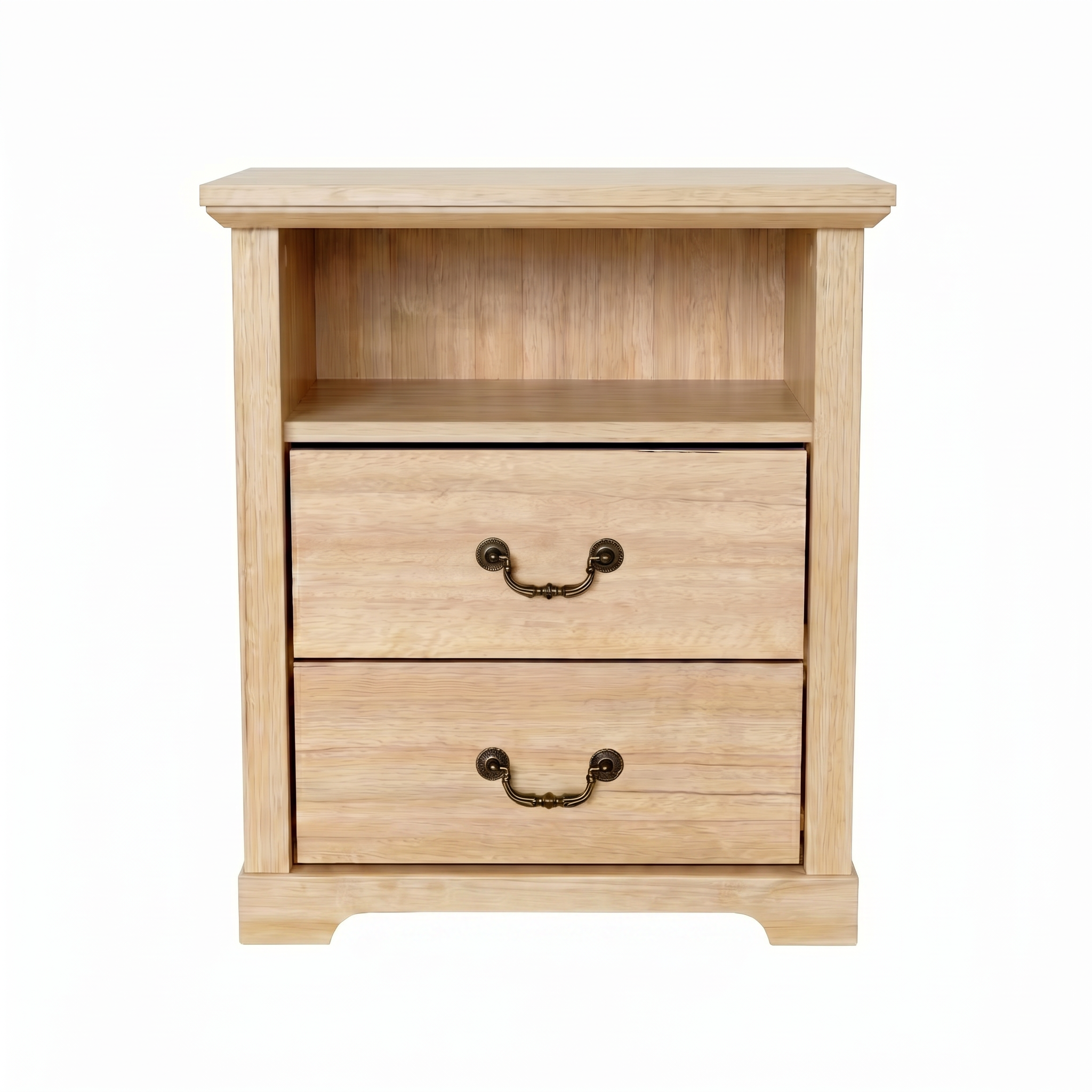 Mesa auxiliar de 40,6 cm en gris estilo granja con puerta estilo granero y estante abierto de Furniture of America