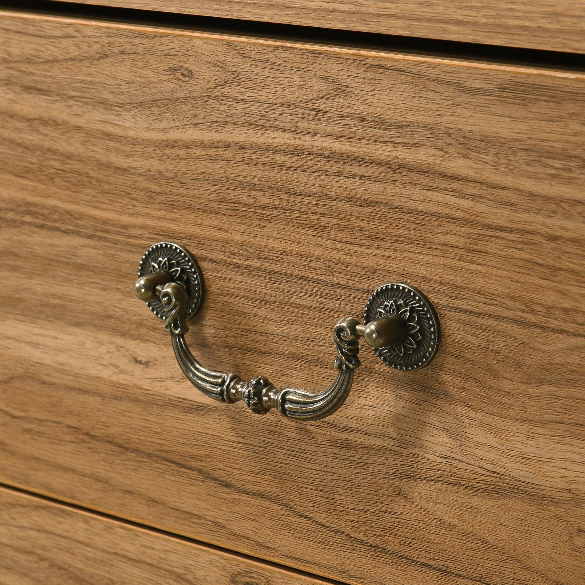 Mesa auxiliar de 40,6 cm en gris estilo granja con puerta estilo granero y estante abierto de Furniture of America