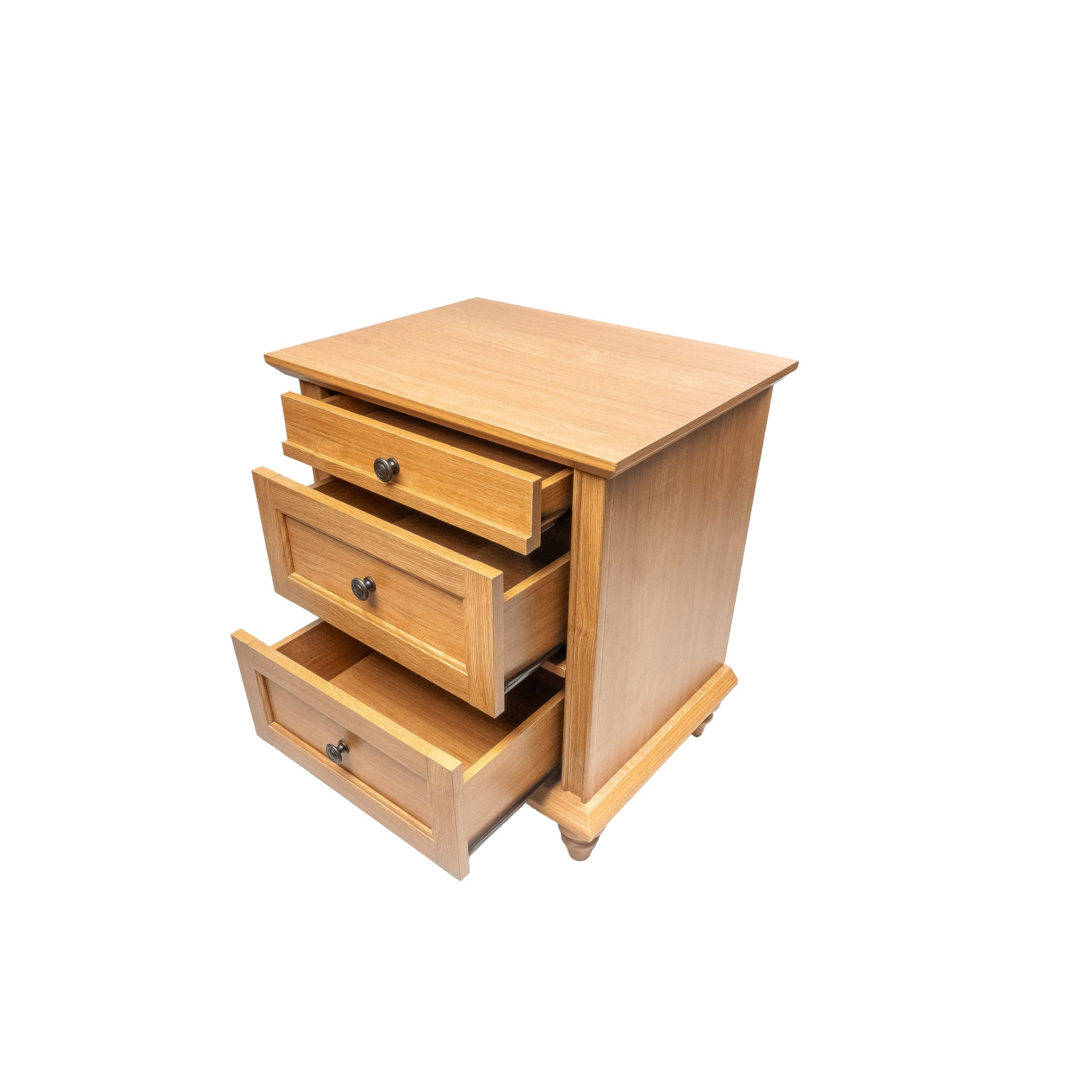 Mesa auxiliar de 40,6 cm en gris estilo granja con puerta estilo granero y estante abierto de Furniture of America